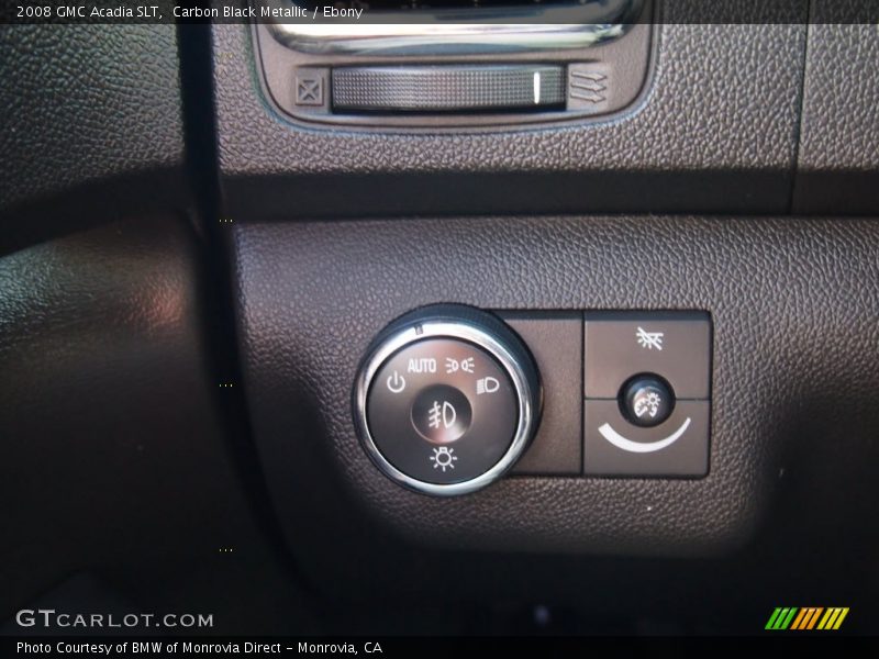 Carbon Black Metallic / Ebony 2008 GMC Acadia SLT