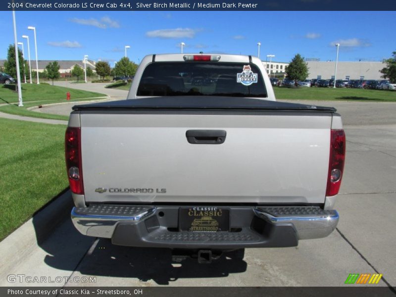 Silver Birch Metallic / Medium Dark Pewter 2004 Chevrolet Colorado LS Crew Cab 4x4