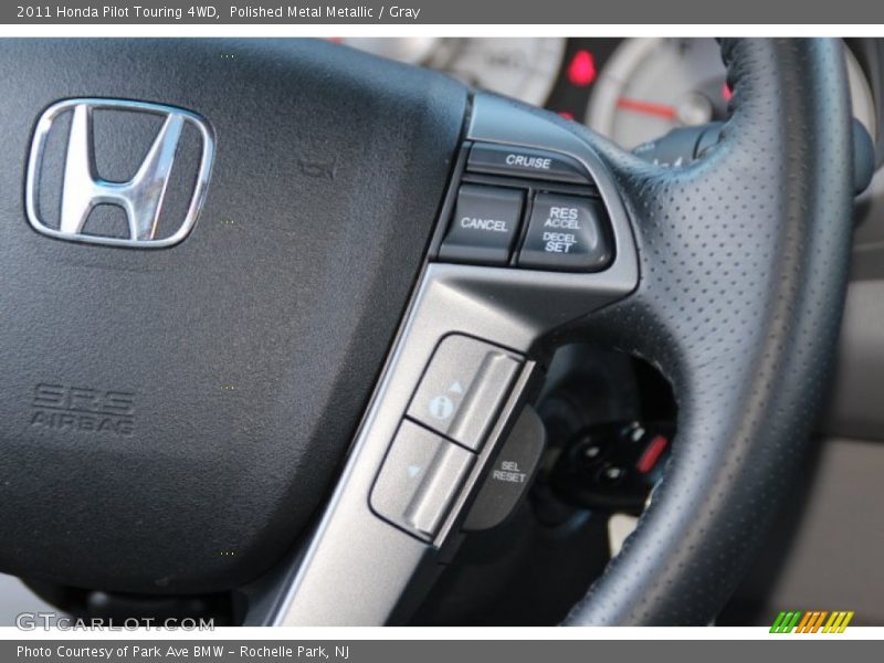 Polished Metal Metallic / Gray 2011 Honda Pilot Touring 4WD