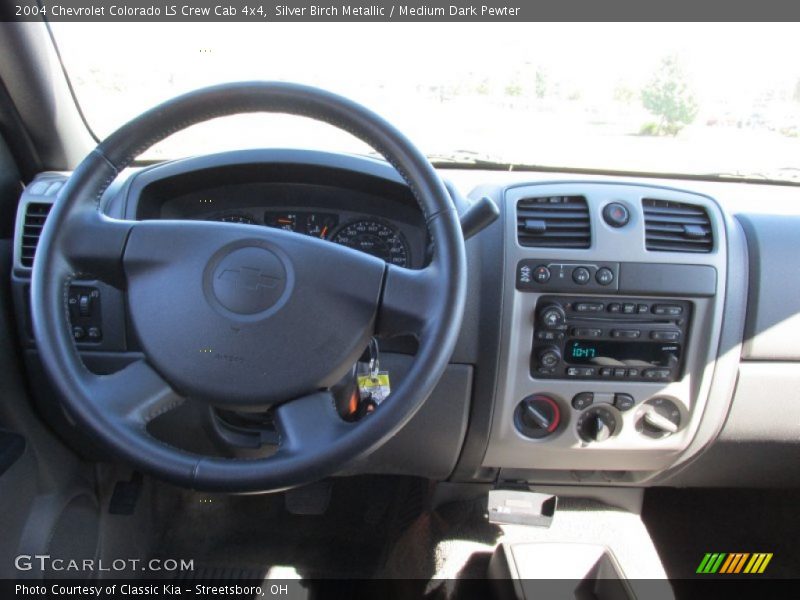 Silver Birch Metallic / Medium Dark Pewter 2004 Chevrolet Colorado LS Crew Cab 4x4