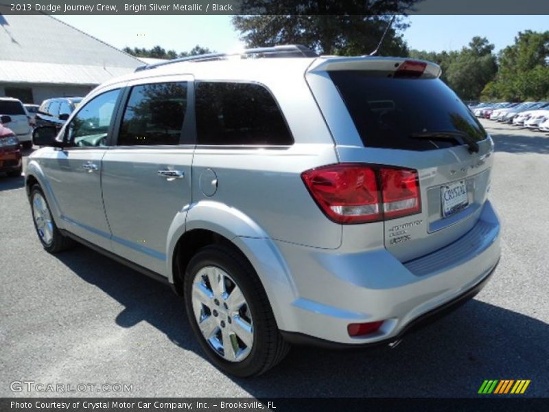 Bright Silver Metallic / Black 2013 Dodge Journey Crew