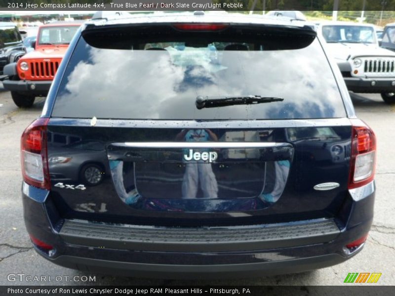 True Blue Pearl / Dark Slate Gray/Light Pebble 2014 Jeep Compass Latitude 4x4