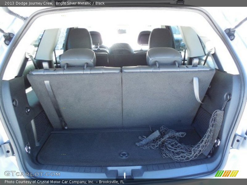 Bright Silver Metallic / Black 2013 Dodge Journey Crew