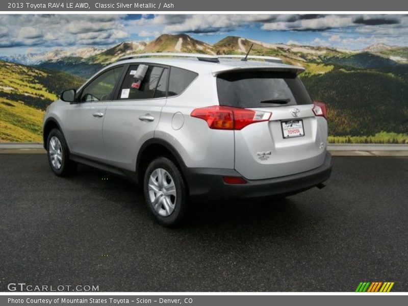 Classic Silver Metallic / Ash 2013 Toyota RAV4 LE AWD