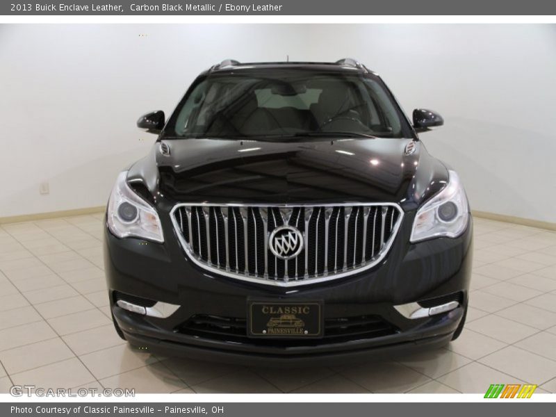 Carbon Black Metallic / Ebony Leather 2013 Buick Enclave Leather