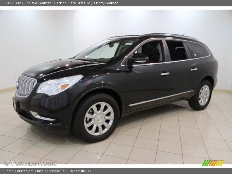Carbon Black Metallic / Ebony Leather 2013 Buick Enclave Leather