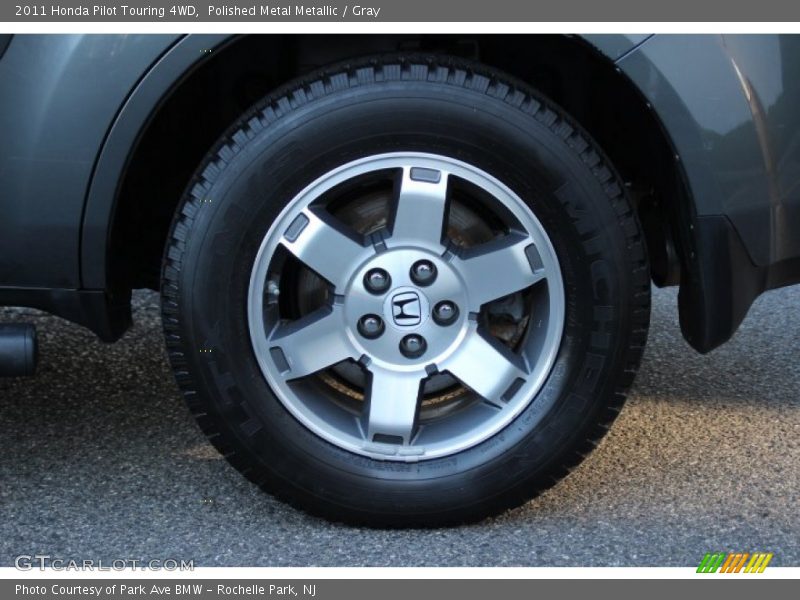Polished Metal Metallic / Gray 2011 Honda Pilot Touring 4WD