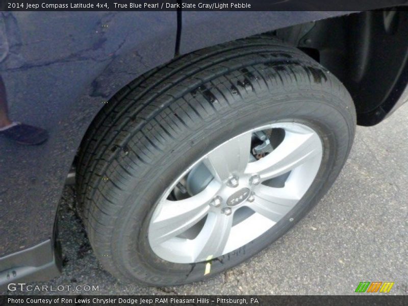 True Blue Pearl / Dark Slate Gray/Light Pebble 2014 Jeep Compass Latitude 4x4