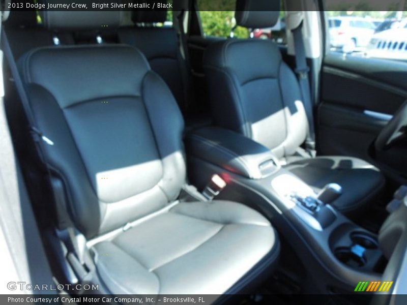 Bright Silver Metallic / Black 2013 Dodge Journey Crew
