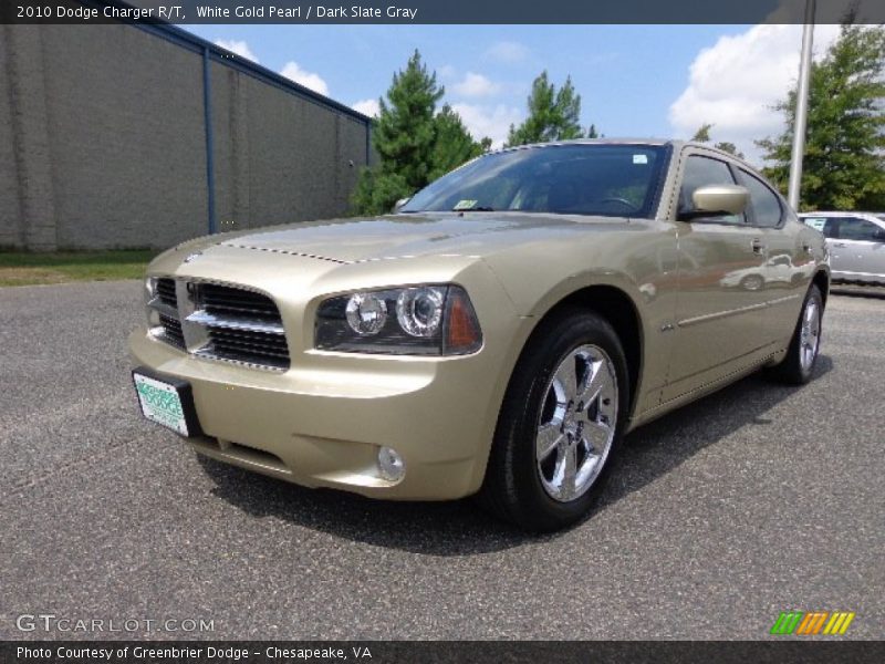 White Gold Pearl / Dark Slate Gray 2010 Dodge Charger R/T