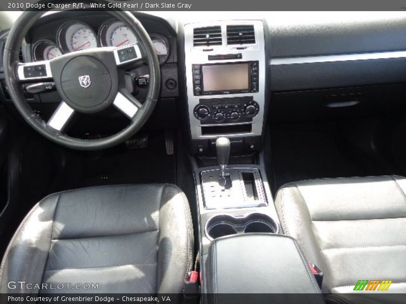 White Gold Pearl / Dark Slate Gray 2010 Dodge Charger R/T