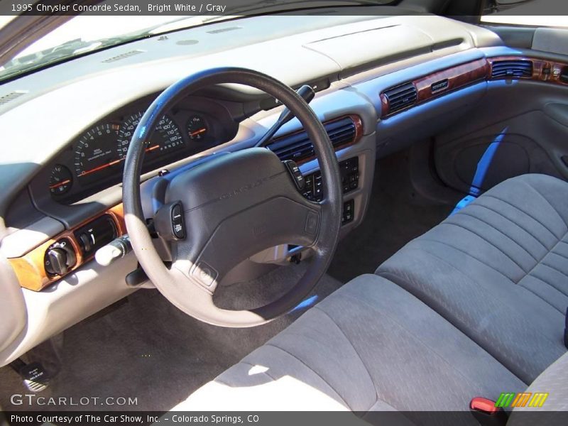 Bright White / Gray 1995 Chrysler Concorde Sedan