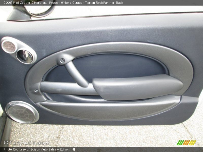 Pepper White / Octagon Tartan Red/Panther Black 2006 Mini Cooper S Hardtop