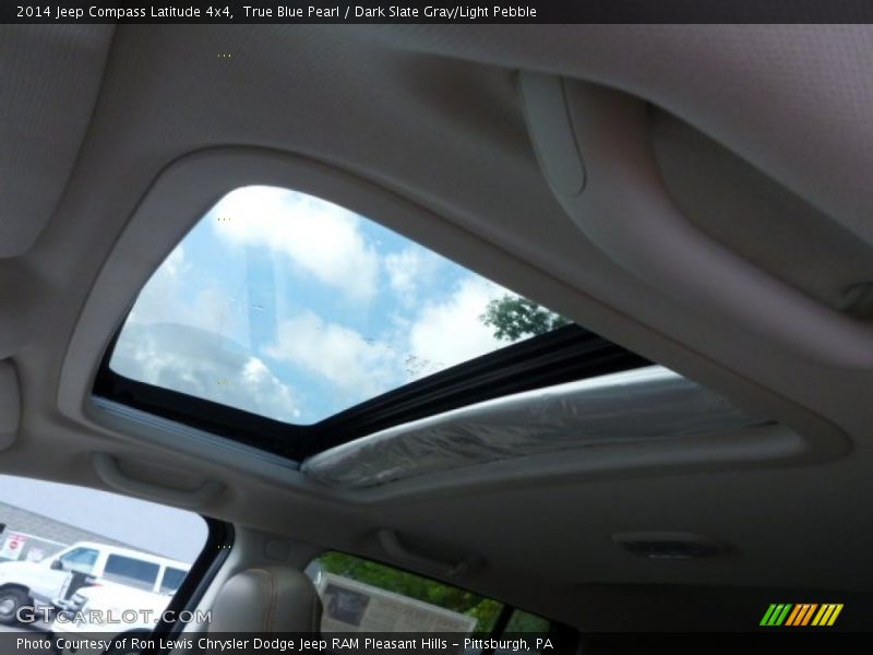 True Blue Pearl / Dark Slate Gray/Light Pebble 2014 Jeep Compass Latitude 4x4