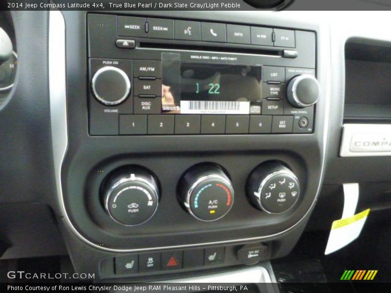 True Blue Pearl / Dark Slate Gray/Light Pebble 2014 Jeep Compass Latitude 4x4