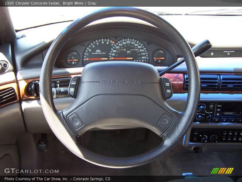 Bright White / Gray 1995 Chrysler Concorde Sedan