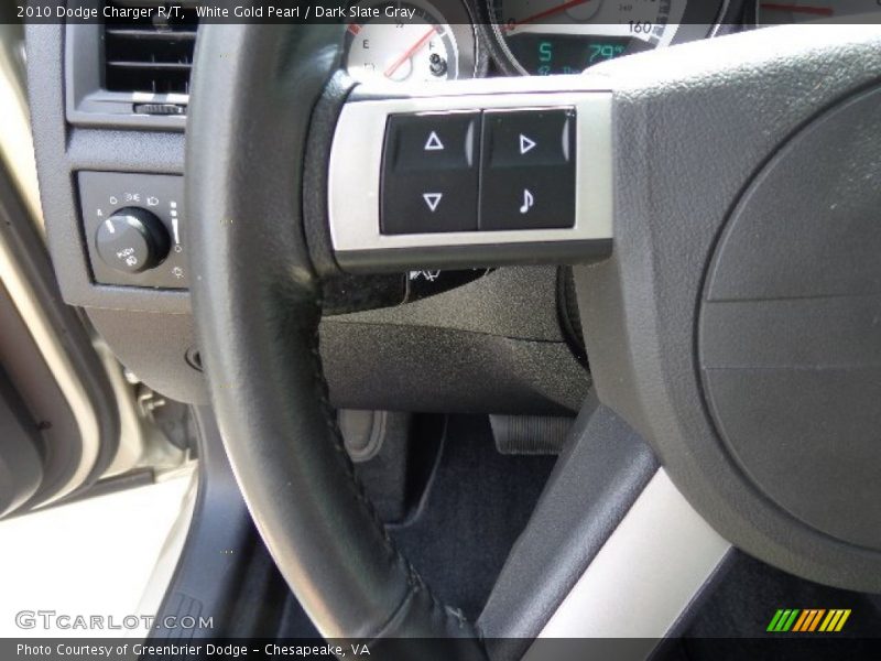 White Gold Pearl / Dark Slate Gray 2010 Dodge Charger R/T