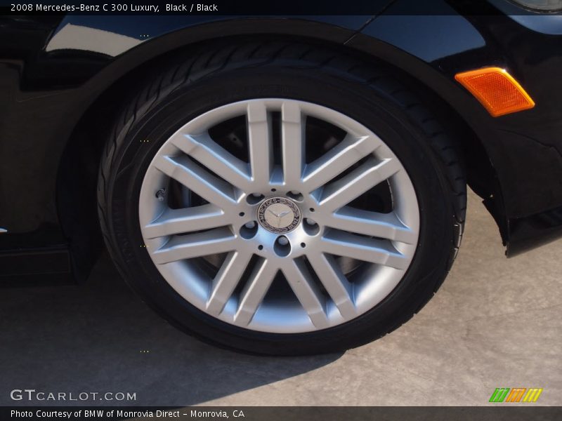 Black / Black 2008 Mercedes-Benz C 300 Luxury