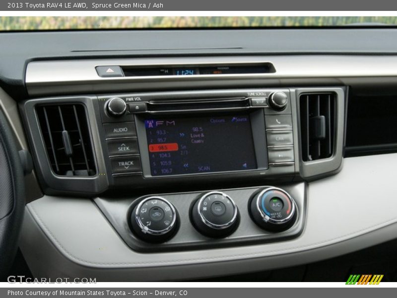 Spruce Green Mica / Ash 2013 Toyota RAV4 LE AWD