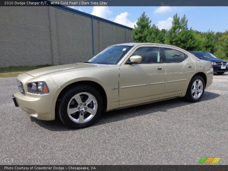 White Gold Pearl / Dark Slate Gray 2010 Dodge Charger R/T