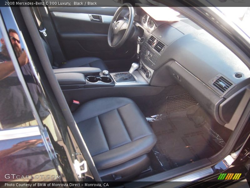 Black / Black 2008 Mercedes-Benz C 300 Luxury