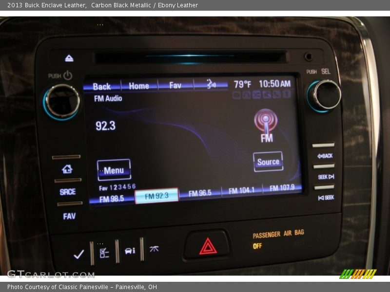 Carbon Black Metallic / Ebony Leather 2013 Buick Enclave Leather