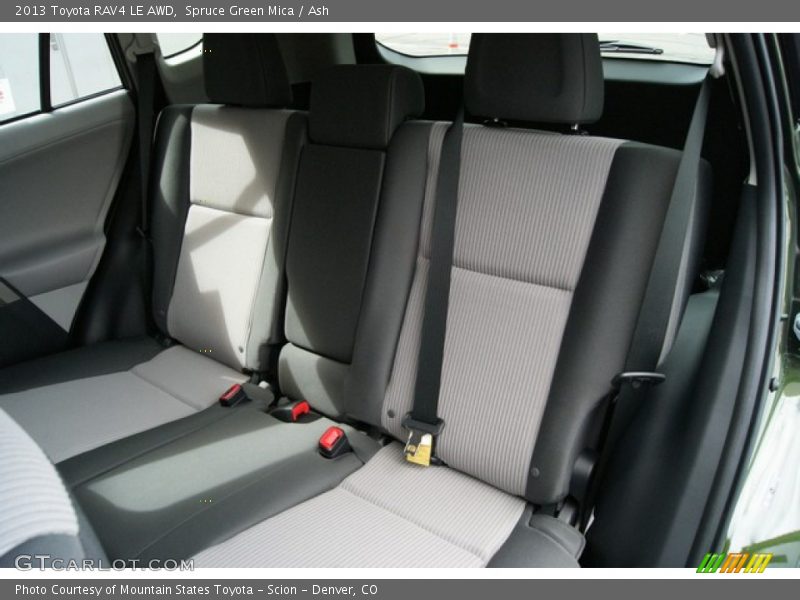 Spruce Green Mica / Ash 2013 Toyota RAV4 LE AWD