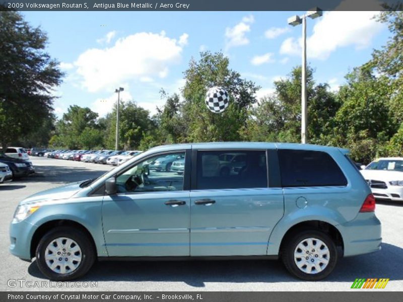 Antigua Blue Metallic / Aero Grey 2009 Volkswagen Routan S