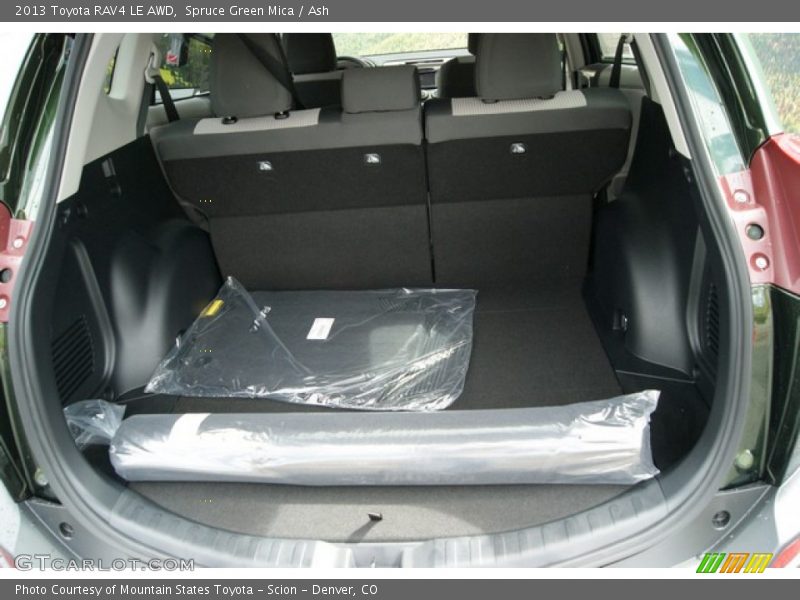 Spruce Green Mica / Ash 2013 Toyota RAV4 LE AWD