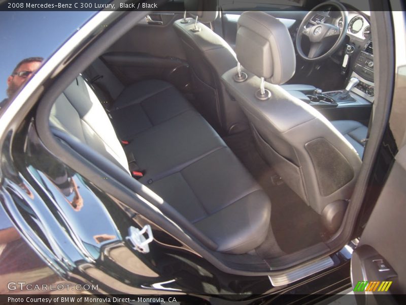 Black / Black 2008 Mercedes-Benz C 300 Luxury