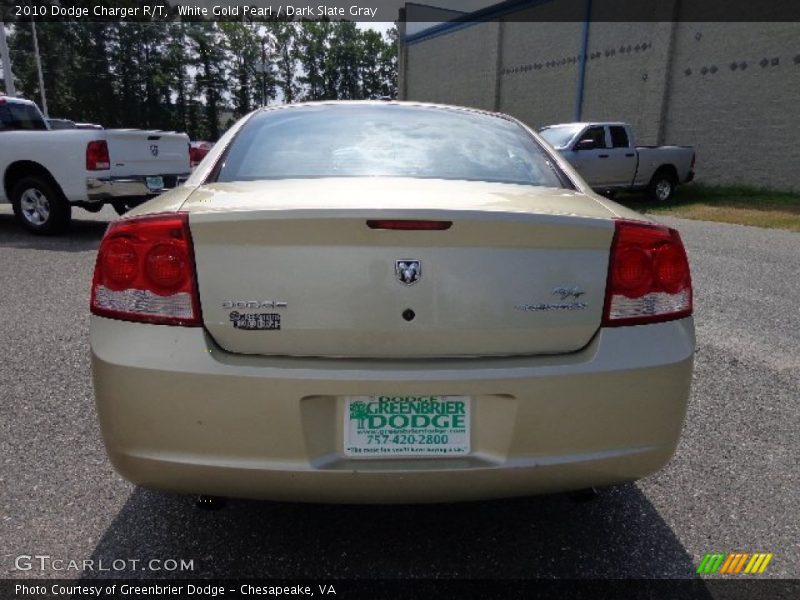 White Gold Pearl / Dark Slate Gray 2010 Dodge Charger R/T