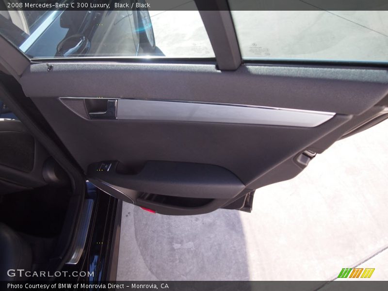 Black / Black 2008 Mercedes-Benz C 300 Luxury