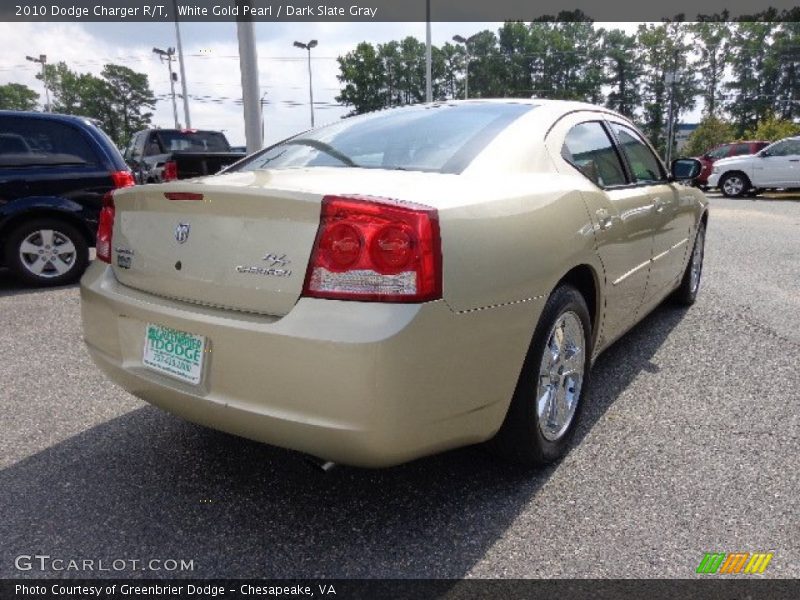 White Gold Pearl / Dark Slate Gray 2010 Dodge Charger R/T