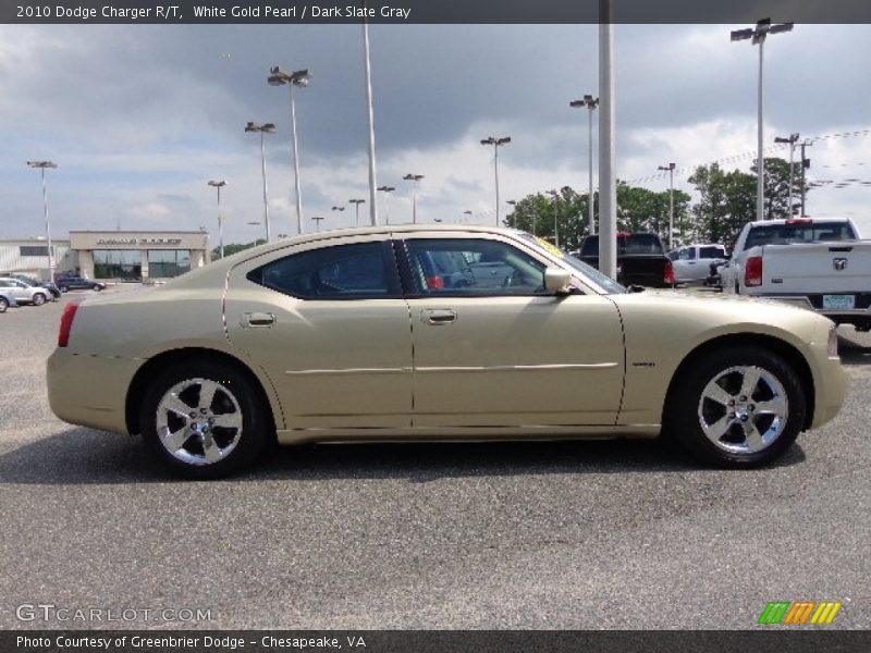White Gold Pearl / Dark Slate Gray 2010 Dodge Charger R/T