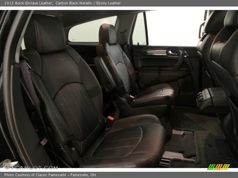 Carbon Black Metallic / Ebony Leather 2013 Buick Enclave Leather