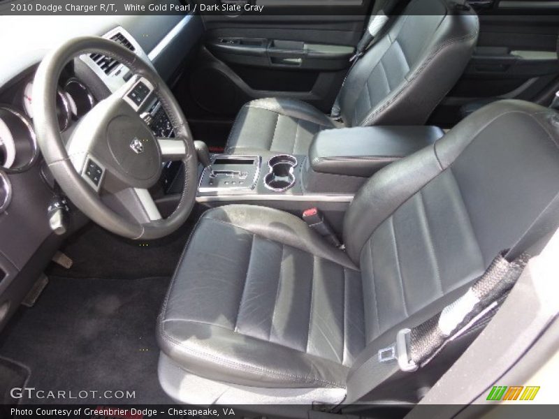 White Gold Pearl / Dark Slate Gray 2010 Dodge Charger R/T