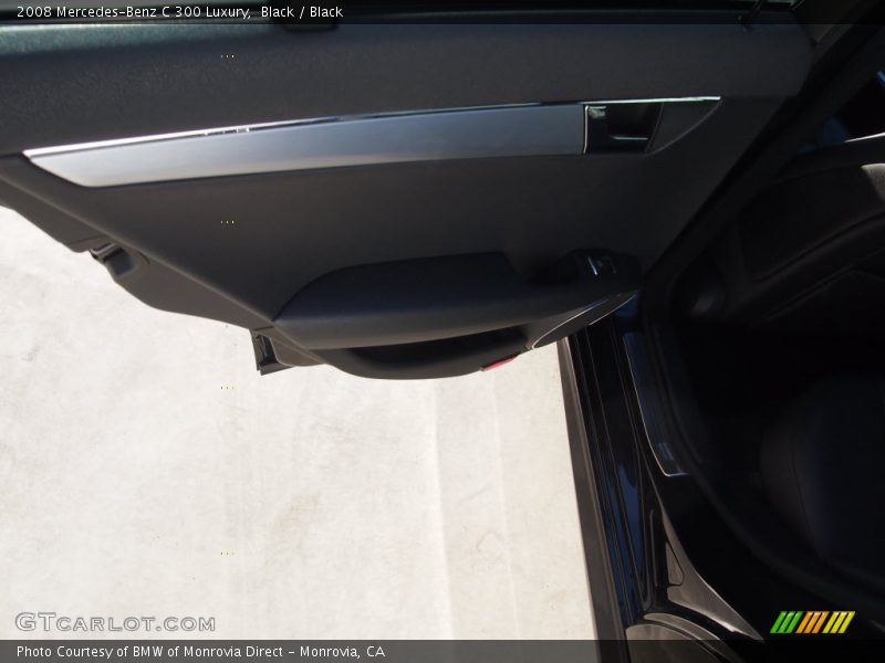 Black / Black 2008 Mercedes-Benz C 300 Luxury