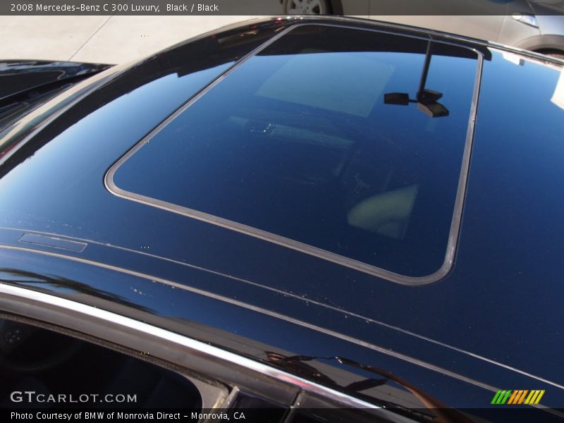 Black / Black 2008 Mercedes-Benz C 300 Luxury