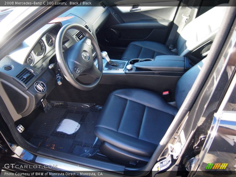 Black / Black 2008 Mercedes-Benz C 300 Luxury