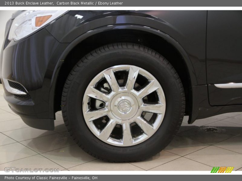 Carbon Black Metallic / Ebony Leather 2013 Buick Enclave Leather