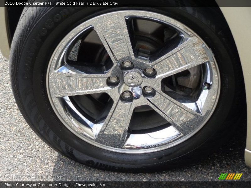 White Gold Pearl / Dark Slate Gray 2010 Dodge Charger R/T