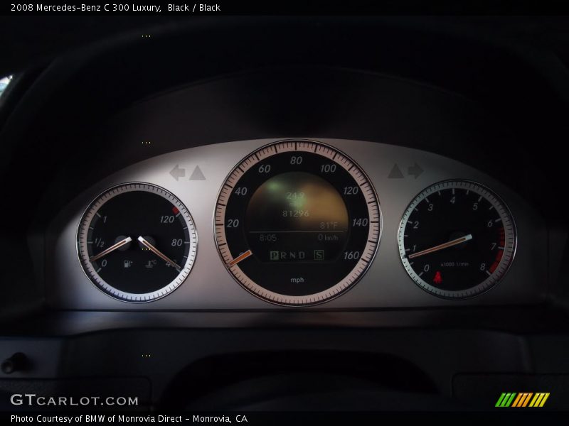 Black / Black 2008 Mercedes-Benz C 300 Luxury