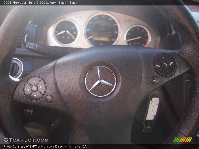 Black / Black 2008 Mercedes-Benz C 300 Luxury