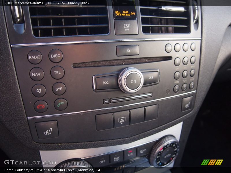Black / Black 2008 Mercedes-Benz C 300 Luxury