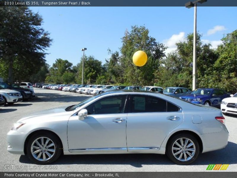 Tungsten Silver Pearl / Black 2010 Lexus ES 350