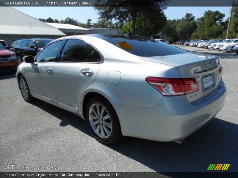 Tungsten Silver Pearl / Black 2010 Lexus ES 350