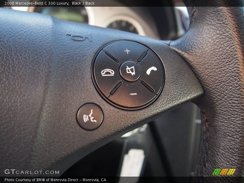 Black / Black 2008 Mercedes-Benz C 300 Luxury
