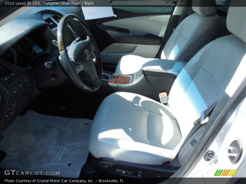 Tungsten Silver Pearl / Black 2010 Lexus ES 350