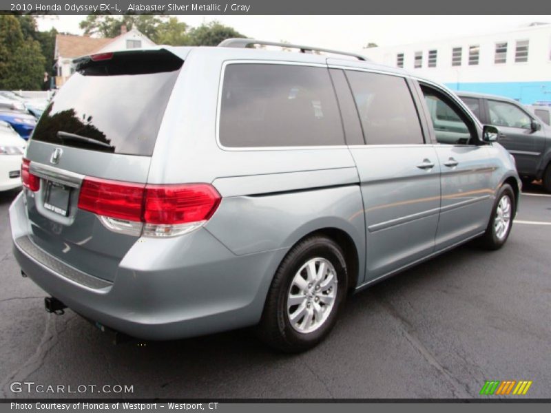 Alabaster Silver Metallic / Gray 2010 Honda Odyssey EX-L
