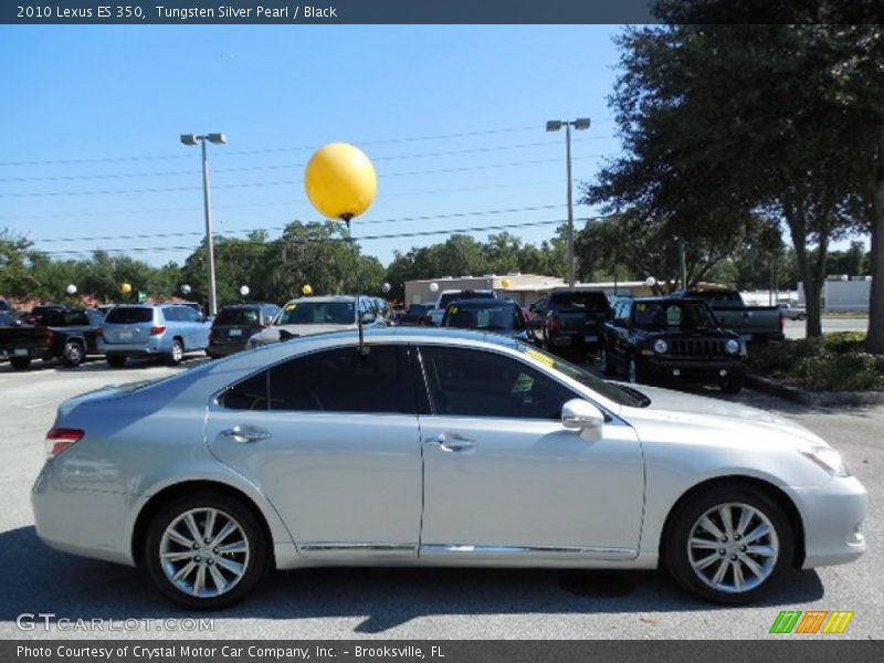 Tungsten Silver Pearl / Black 2010 Lexus ES 350
